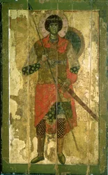 Szent György-ikon, 1130-50 (tempera a panelen)